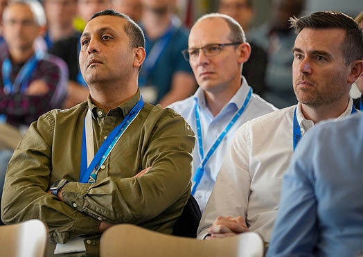 (Photo shoot 0624-022) Ratcliffe Power Station visit 13.06.2024 Ex England Footballer John Barnes visits the Power Station to give a talk to colleageues