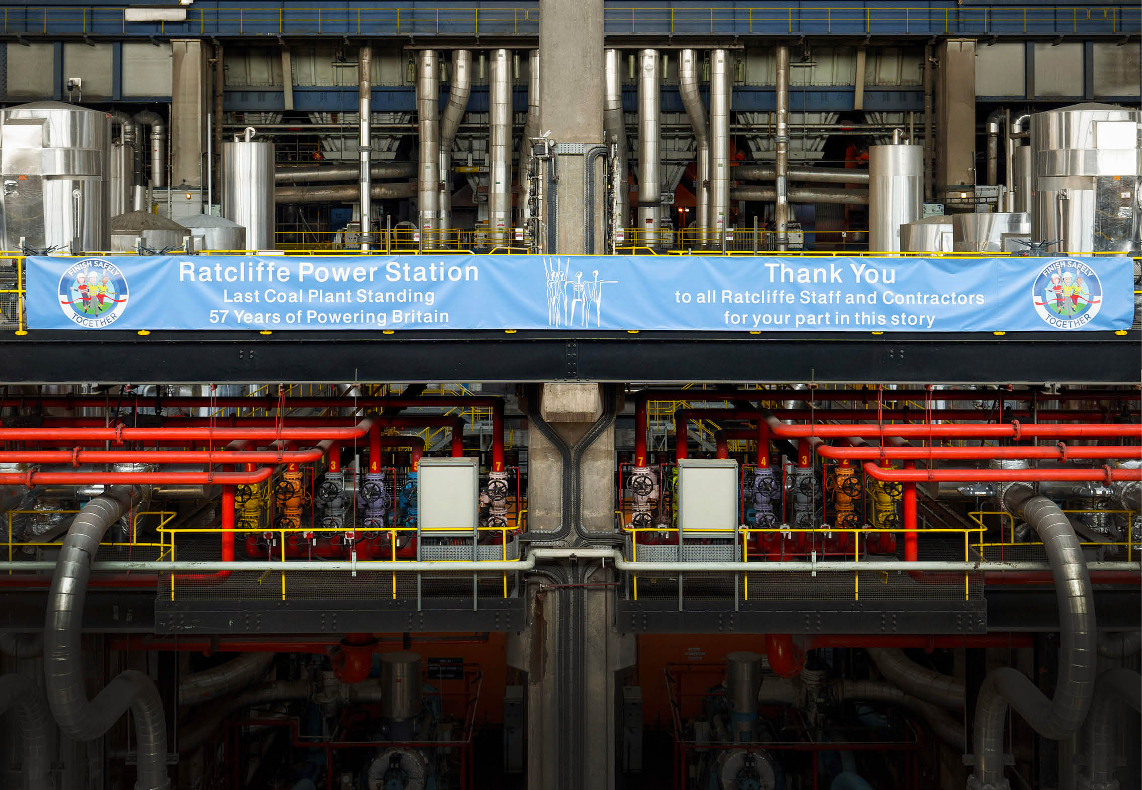 (Photo shoot 0724-055) Ratcliffe Power Station visit 31 July 2024 Unit 2 comes off line and goes into preservation.